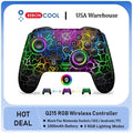 BEBONCOOL Q215 RGB Wireless Game Controller for Switch, PC, iOS & Android - Pro Controller with RGB Lighting - Awesome Marketplace