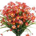 Artificial Flower Shrub - UV-Resistant Long Stem Greenery for Cemetery, Farmhouse Decor - Awesome Marketplace