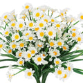 Artificial Flower Shrub - UV-Resistant Long Stem Greenery for Cemetery, Farmhouse Decor - Awesome Marketplace