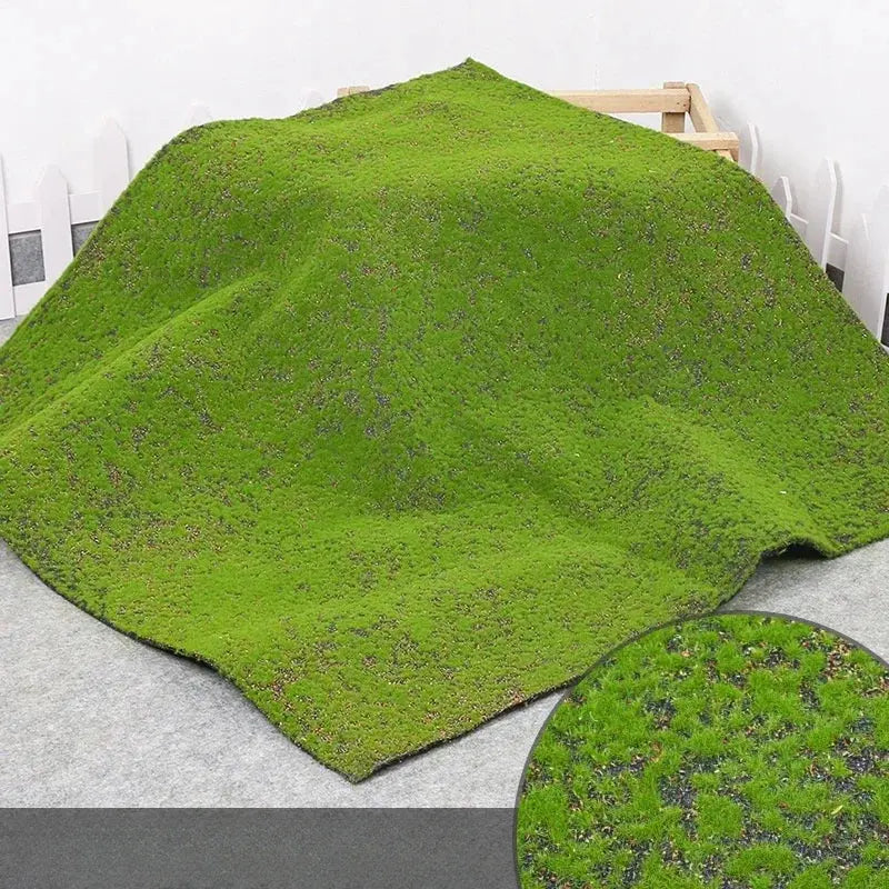 Artificial Turf Moss Grass - Fake Grass Lawn Carpet for Outdoor Garden Decor - Awesome Marketplace