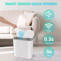 Automatic Bathroom Trash Can with Lid, Touchless Small Trash Can, Motion Sensor Waterproof Slim Garbage Can for Kitchen, Bedroom Awesome Markeplace