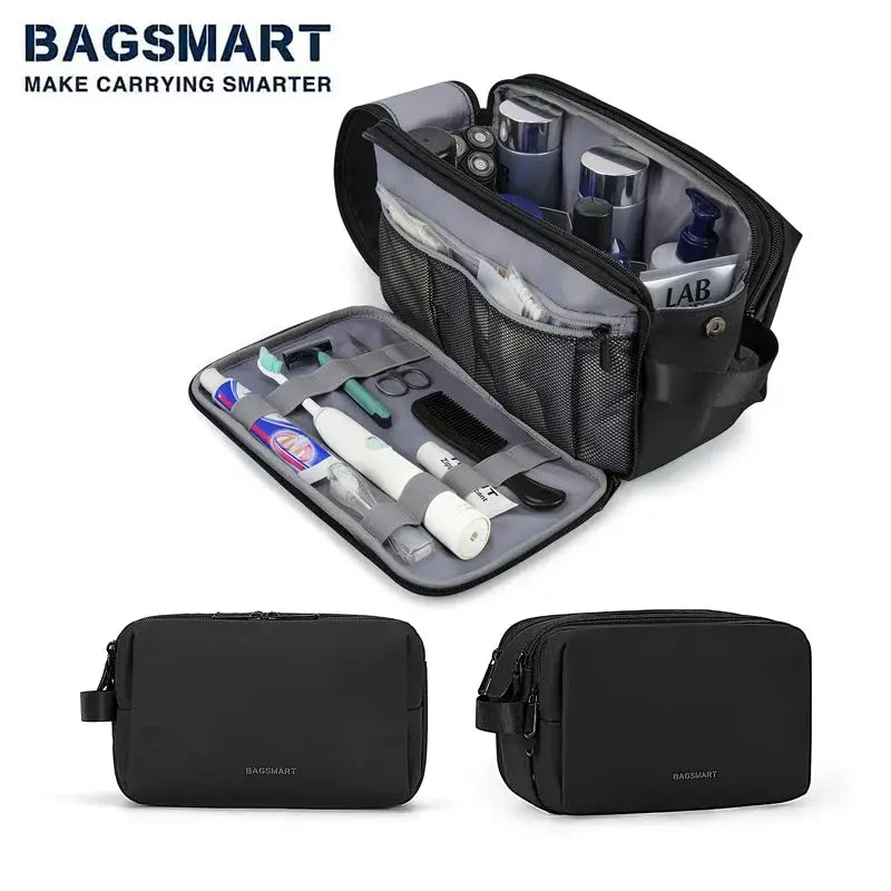 BAGSMART Toiletry Bag Men Large Capacity Men's Necessaire Travel Makeup Bag Waterproof Women Cosmetic Travel Organizer Awesome Markeplace