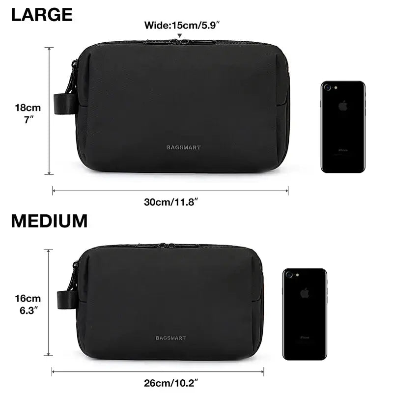 BAGSMART Toiletry Bag Men Large Capacity Men's Necessaire Travel Makeup Bag Waterproof Women Cosmetic Travel Organizer Awesome Markeplace