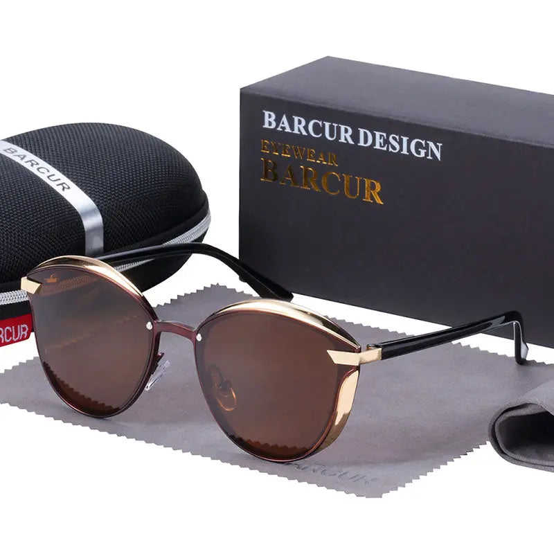 Barcur Polarized Women’s Sunglasses - Stylish UV Protection, Anti-Glare Lenses, Durable & Lightweight Design for All-Day Comfort - Perfect for Outdoor & Everyday Wear - Awesome Marketplace