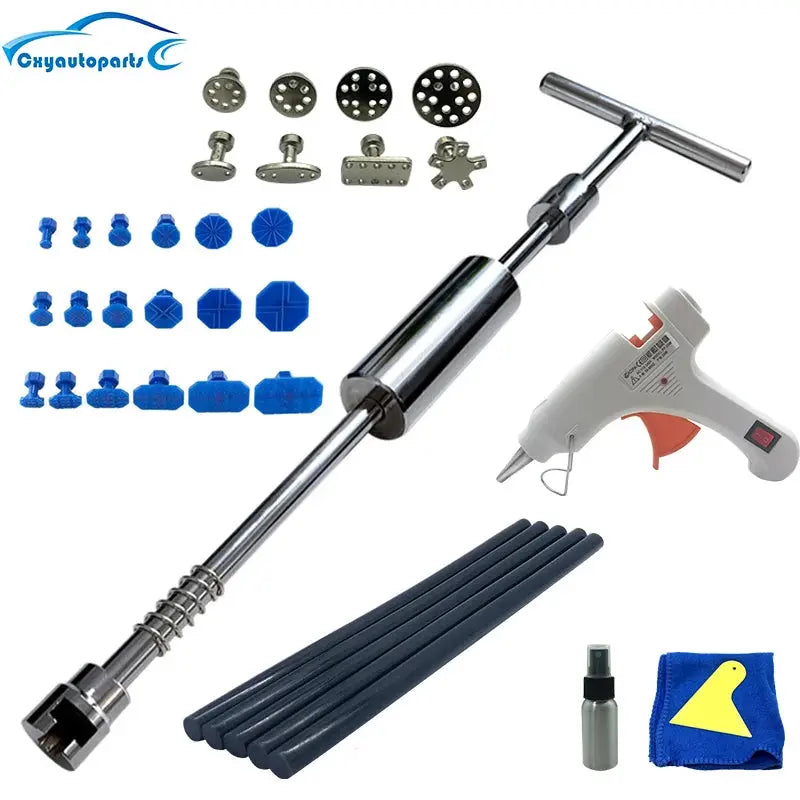 Car Body Dent Removal Tool Dent Repair Puller Kit Slide Hammer Suction Cups For Hail Damage Car Dent Repair Tool Awesome Markeplace