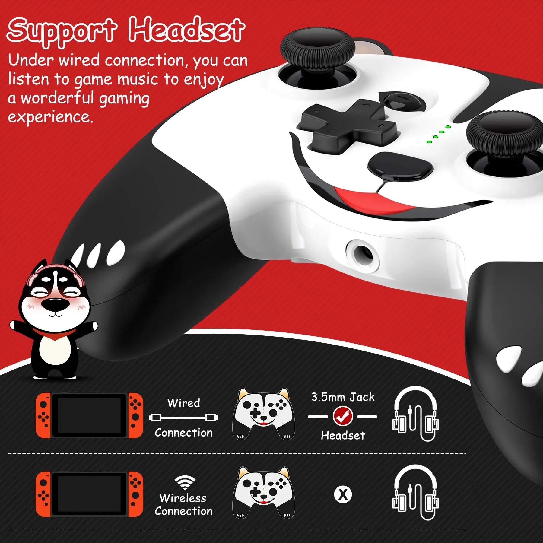 Cartoons Switch Pro Controller - Wireless Gamepad for Nintendo Switch OLED - Awesome Marketplace