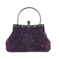 Embroidered Evening Clutch: Luxury Retro Chic for Women