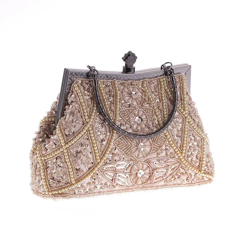 Embroidered Evening Clutch: Luxury Retro Chic for Women" Awesome Markeplace