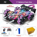 F2 RC Drift Car With Music Led Lights 2.4G Glove Gesture Radio Remote Control Spray Stunt Cars 4WD Electric Children Toys Awesome Markeplace