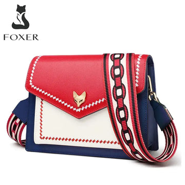 FOXER Colorful Paneled Messenger Bag Awesome Markeplace