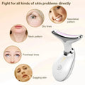 Facial Massager Neck Facial Beauty Device 3 Color EMS Microcurrent Skin Rejuvenation Massagers Lifting Tighten Skin Care Tool Anti Wrinkle Double Chin Remover Doba