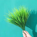 Faux Grass Plant 10pcs Vivid Artificial Tall Grass Plant Wheat For Outdoor Greenery Shrubs For Home Decor Multifunctional Awesome Marketplace