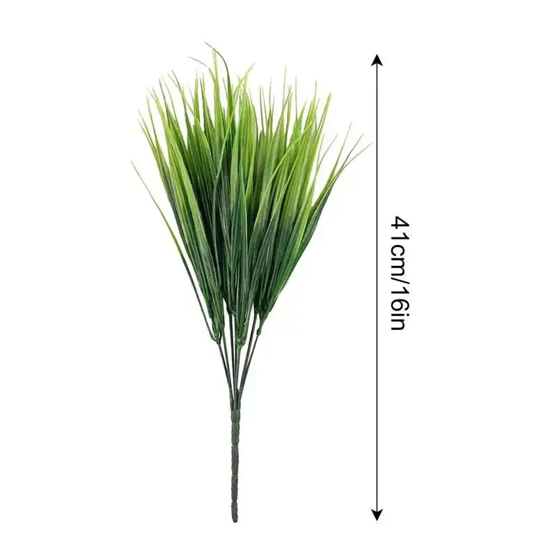 Faux Grass Plant 10pcs Vivid Artificial Tall Grass Plant Wheat For Outdoor Greenery Shrubs For Home Decor Multifunctional Awesome Marketplace