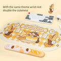 GeekShare Computer Mouse Pad Keyboard Wrist Rest Cat Bakery Super Cute Big Desk Mousepad Office Table Mat Gaming Accessories New Awesome Markeplace