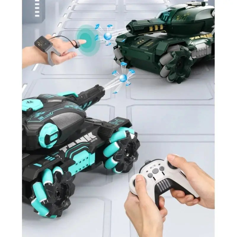 Gesture Sensing Remote Control Car Water Bomb Drift Battle Armored Car Tank Remote Control Tank Model Toy Awesome Markeplace