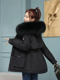 Girls Winter Jacket Thick Cotton Warm Puff Coat of Women - Awesome Markeplace