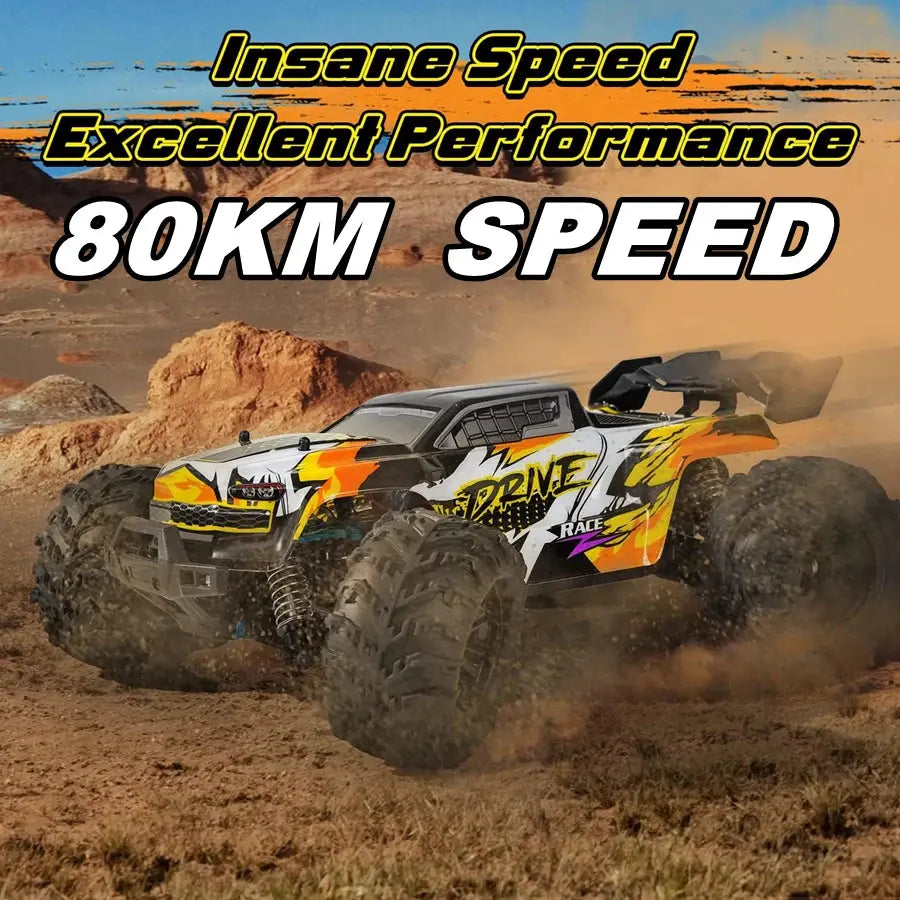 4WD RTR Brushless RC Car - 80KM/H High-Speed Off-Road Truck for Adults & Kids - Awesome Marketplace