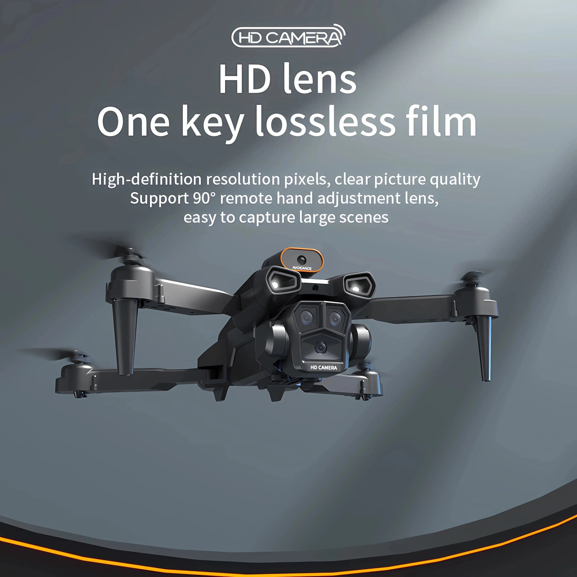 H12 Mini Drone 8K Three-Camera Wide Angle Optical Flow Localization Obstacle Avoidance RC Quadcopter Awesome Markeplace