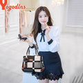 Yogodlns New Luxury Handbag Women Stitching Wild Messenger Bags Awesome Markeplace