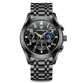 POEDAGAR Luxury Sport Watch for Men  Top Brand, Stainless Steel, Waterproof, and Fashionable Quartz Wristwatch Awesome Markeplace