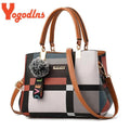 Yogodlns New Luxury Handbag Women Stitching Wild Messenger Bags Awesome Markeplace