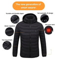 Heated Jacket Men Electric Heating Jackets Heated Down Coat Men Women Clothing Winter Heatable Cotton Jacket Veste Awesome Markeplace