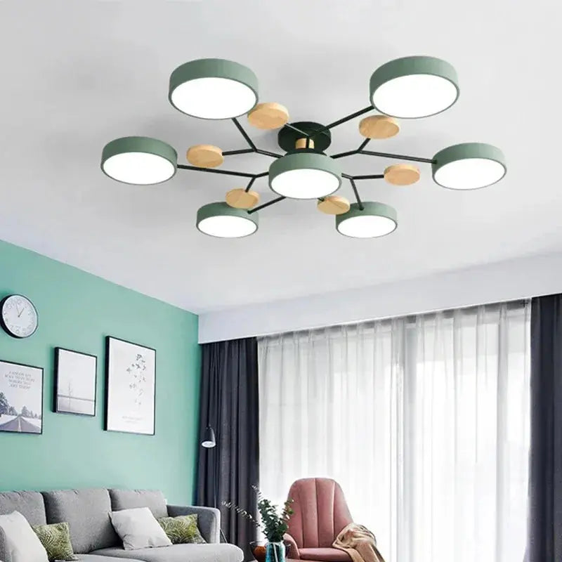 IRALAN Modern Ceiling lamp chandelier lights Macaron color LED Hanging lamps for ceiling lamps for room kitchen living room Awesome Markeplace