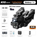 KBDFA K10 Max Drone - 4K, 8K Triple Camera, Wide Angle, Obstacle Avoidance RC Quadcopter