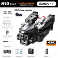 KBDFA K10 Max Drone - 4K, 8K Triple Camera, Wide Angle, Obstacle Avoidance RC Quadcopter