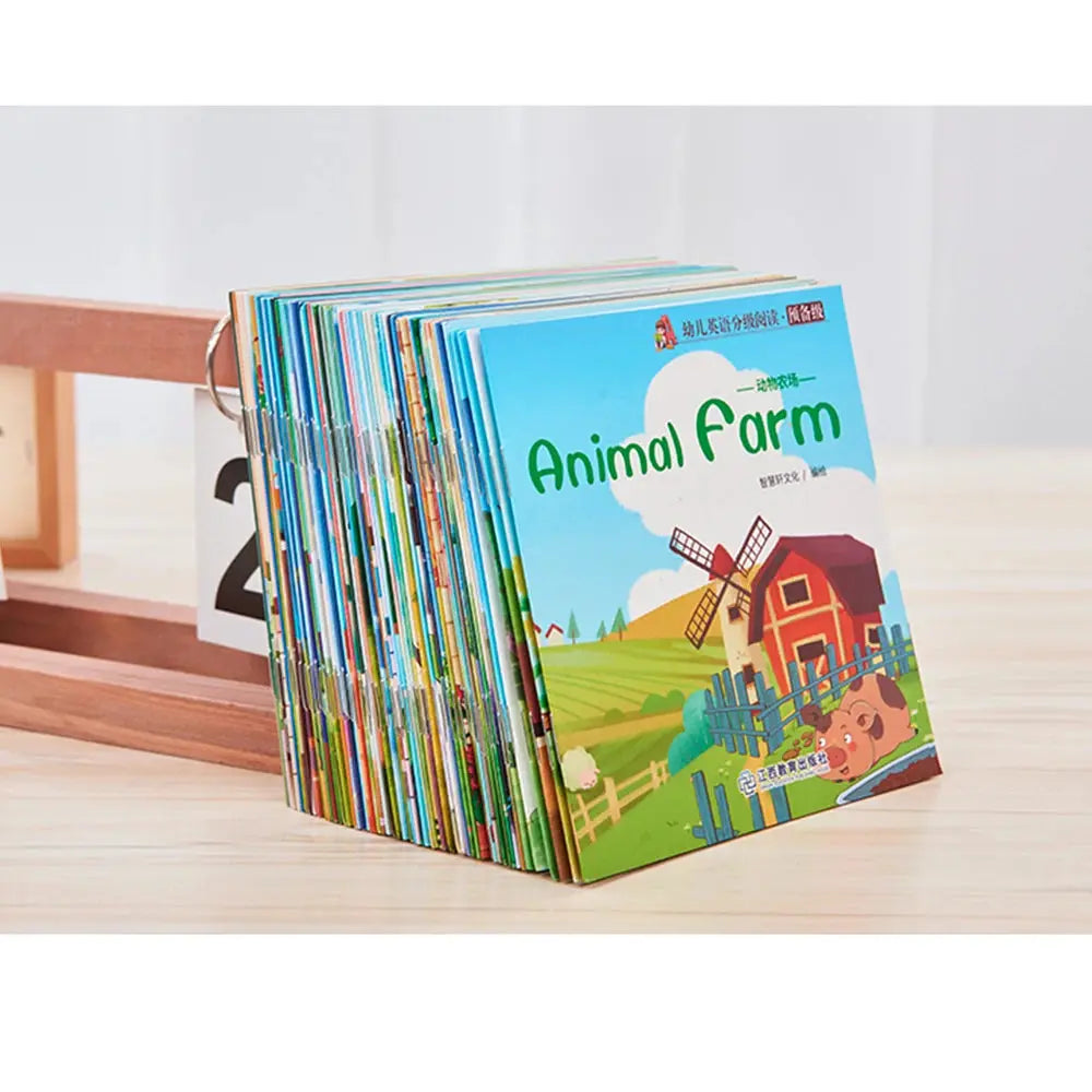 Kids English Words Learning Picture Books Montessori Bedtime Reading Pocket Book Enlightenment of Early Childhood Teaching AIds Awesome Markeplace