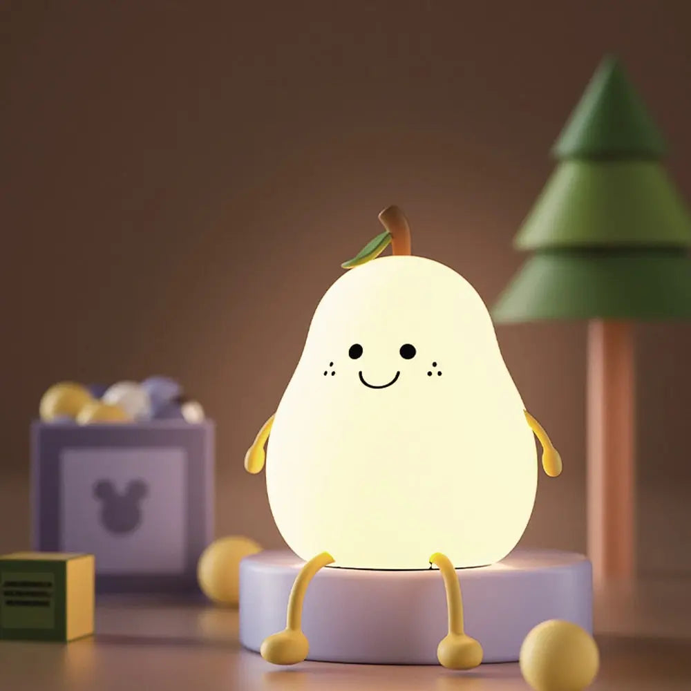 LED Pear Night Light Awesome Markeplace