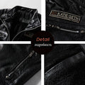 Leather Jacket Men Winter Fleece Motorcycle Faux Leather Jacket Removable Fur Collar Windbreaker Awesome Markeplace