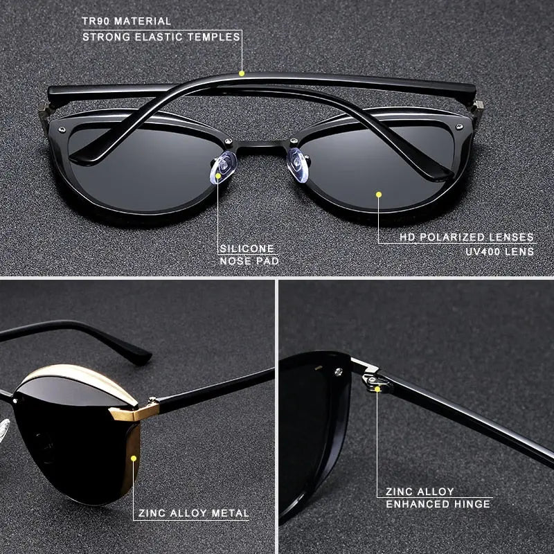 Ledies Polarized   Luxury Sunglasses For Women - Awesome Markeplace