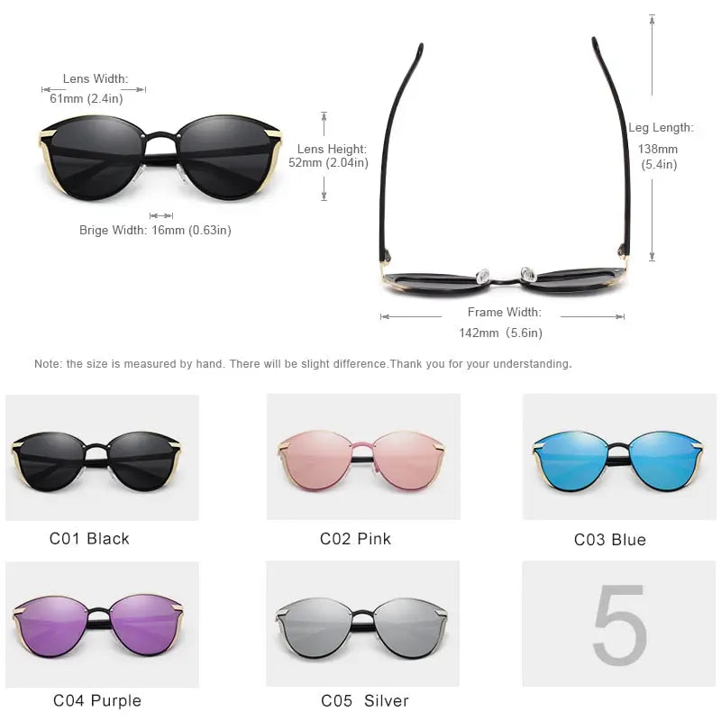 Ledies Polarized   Luxury Sunglasses For Women - Awesome Markeplace