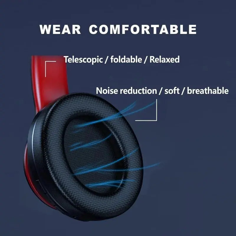Lenovo HD200 Wireless Gaming Headset: Foldable, Over-ear, HIFI Stereo, Noise Cancellation Awesome Markeplace
