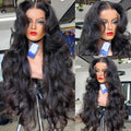 250% HD Lace Frontal Wig - 13x4 Transparent Body Wave Human Hair Wig with 5x5 Closure - Awesome Marketplace