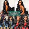 250% HD Lace Frontal Wig - 13x4 Transparent Body Wave Human Hair Wig with 5x5 Closure - Awesome Marketplace