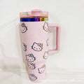 Hello Kitty Thermal Cup - MINISO Sanrio 40oz Vacuum Insulated Tumbler with Straw - Awesome Marketplace