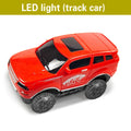 Magical Track Racing Cars With LED Lights DIY Plastic Racing Track Glowing In The Dark Creative Gifts Toys For Children - Awesome Markeplace