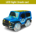 Magical Track Racing Cars With LED Lights DIY Plastic Racing Track Glowing In The Dark Creative Gifts Toys For Children - Awesome Markeplace