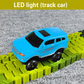 Magical Track Racing Cars With LED Lights DIY Plastic Racing Track Glowing In The Dark Creative Gifts Toys For Children - Awesome Markeplace