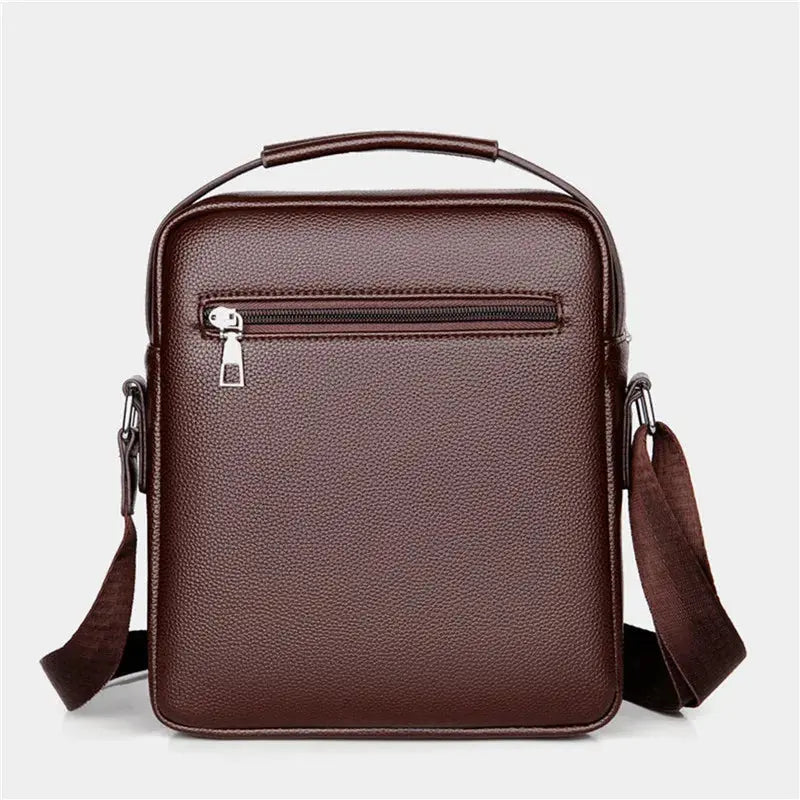 Men's Genuine Leather Crossbody Shoulder Bags High quality Tote Fashion Business Man Messenger Bag Leather Bags fanny pack Awesome Markeplace