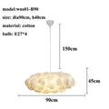 Cloud-Shaped LED Pendant Light - Modern Bedroom Lampara & Restaurant Hanging Lamp - Awesome Marketplace