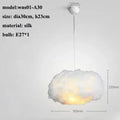 Cloud-Shaped LED Pendant Light - Modern Bedroom Lampara & Restaurant Hanging Lamp - Awesome Marketplace