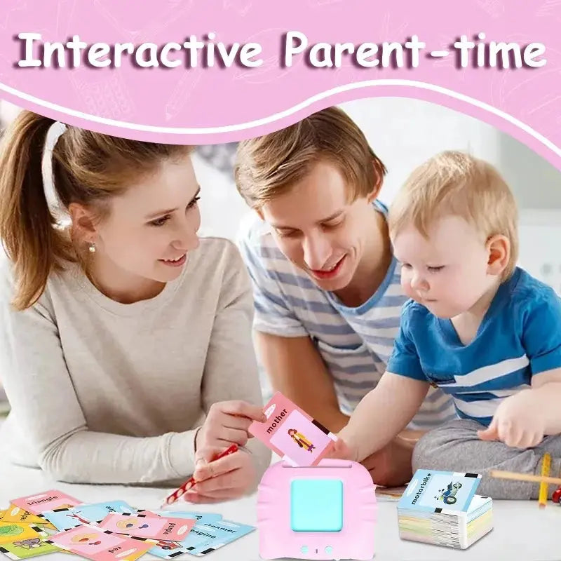 Montessori Education Flash Cards Machine Early Educational Learning English Electronic Audio Book Toy for Children Birthday Gift Awesome Markeplace