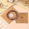 UNGENT THEM Tree of Life Bracelet Gifts for Grandma/Nana/Mother in Law/Sister/Brother/Bonus Mom/Best Mom/Gigi/Mimi/Mother of the Groom Birthday,Raksha Bandhan gift Wedding Mothers' Day Gift for Women Doba