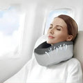 Neck Pillow for Traveling, Upgraded Travel Neck Pillow for Airplane 100% Pure Memory Foam Travel Pillow for Flight Headrest Sleep, Portable Plane Accessories - Awesome Markeplace