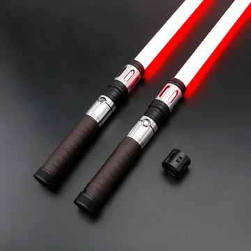 TXQSABER Heavy Dueling RGB / Neo Pixel Smooth Lightsaber Colors Changing Metal Hilt Lock up Blaster Laser Jedi Sword Awesome Markeplace