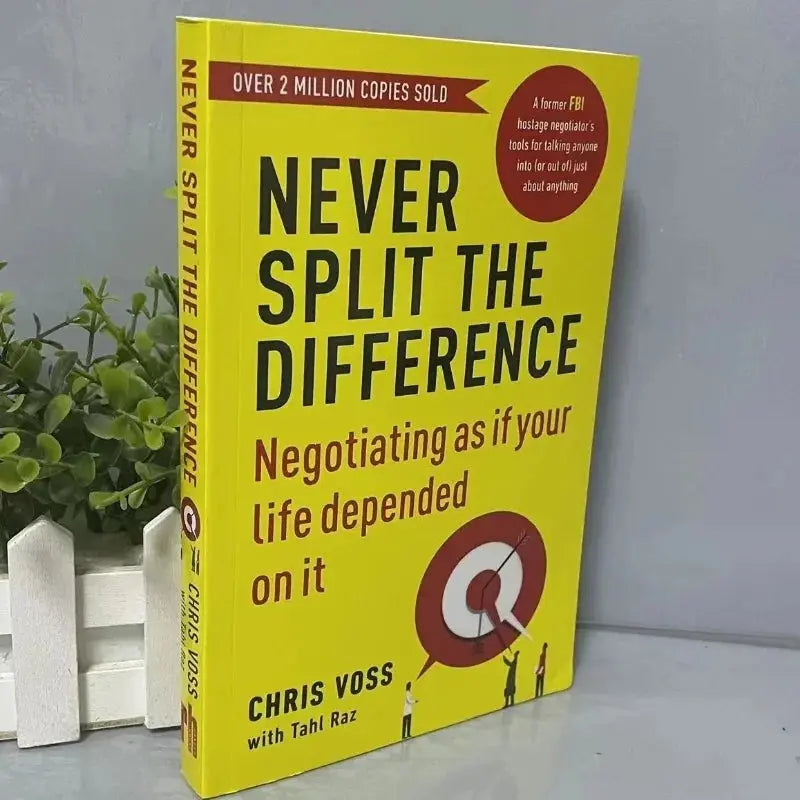 Never Split The Difference By Chris Voss Books In English for Adults Negotiations Emotional Intelligence New Listing Awesome Markeplace