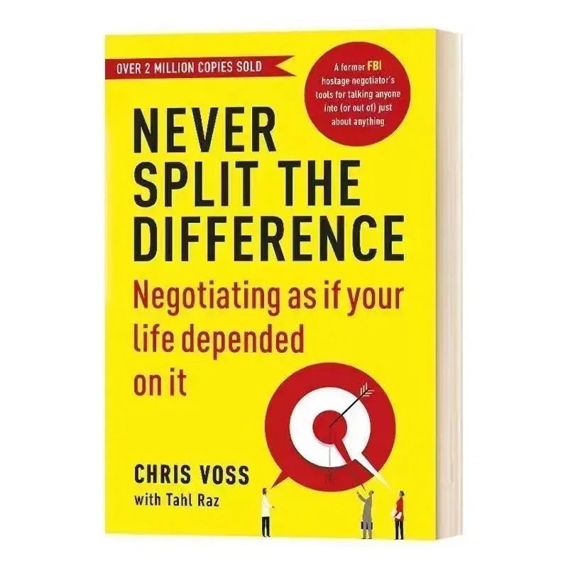 Never Split The Difference By Chris Voss Books In English for Adults Negotiations Emotional Intelligence New Listing - Awesome Markeplace